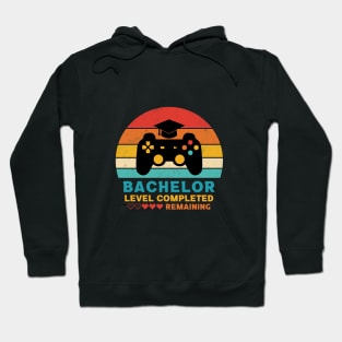 Retro Style Bachelor Level Completed Graduation Hoodie